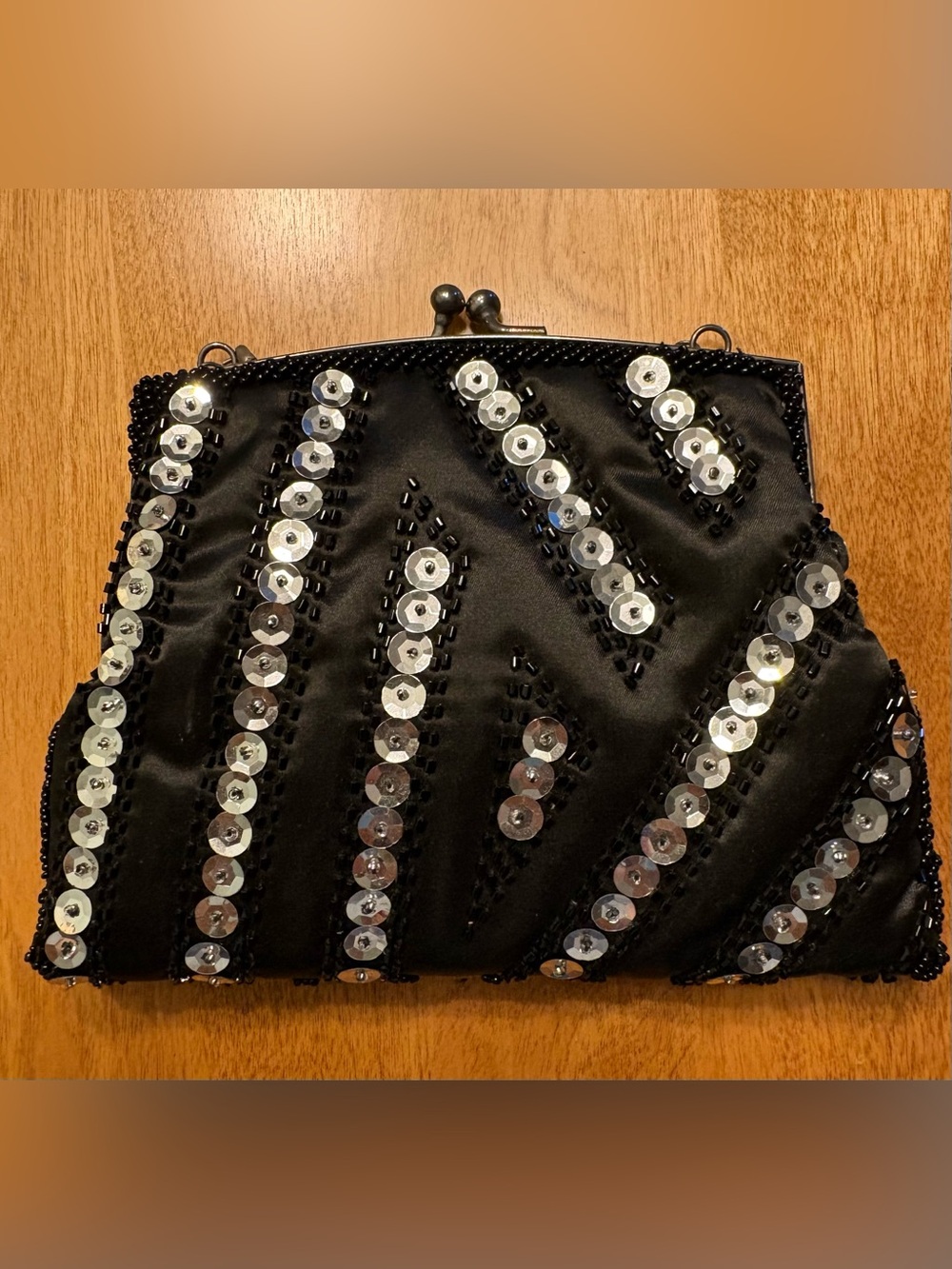 Vintage Walborg (Italy) Sequin/Bead Evening Purse